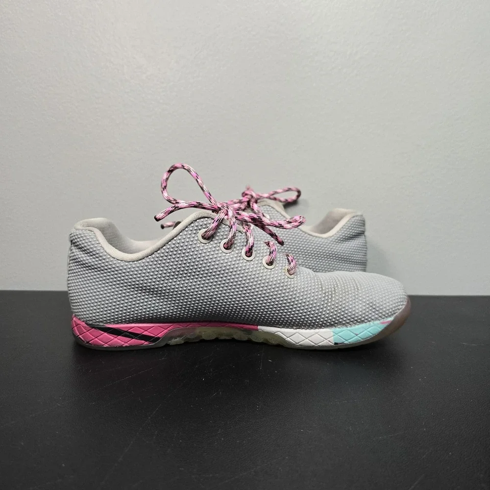NOBULL Shoes Womens 8.5 Gray Trainer CrossFit Gym Training Athletic Sneakers
